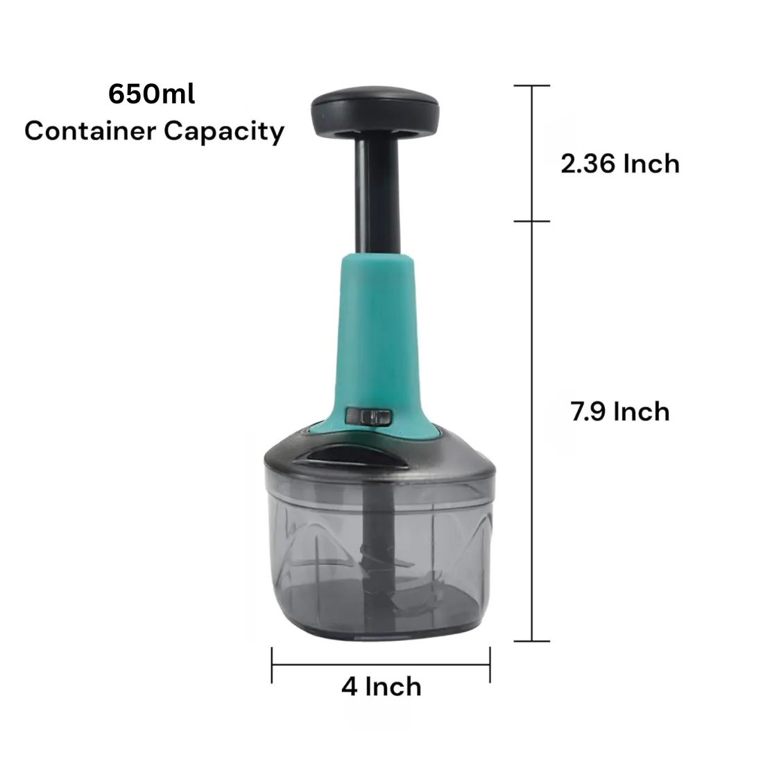push chopper, vegetable chopper, 650 ml chopper, ACTIVE chopper, manual food processor, onion chopper, salad chopper, stainless steel blade chopper, kitchen gadget