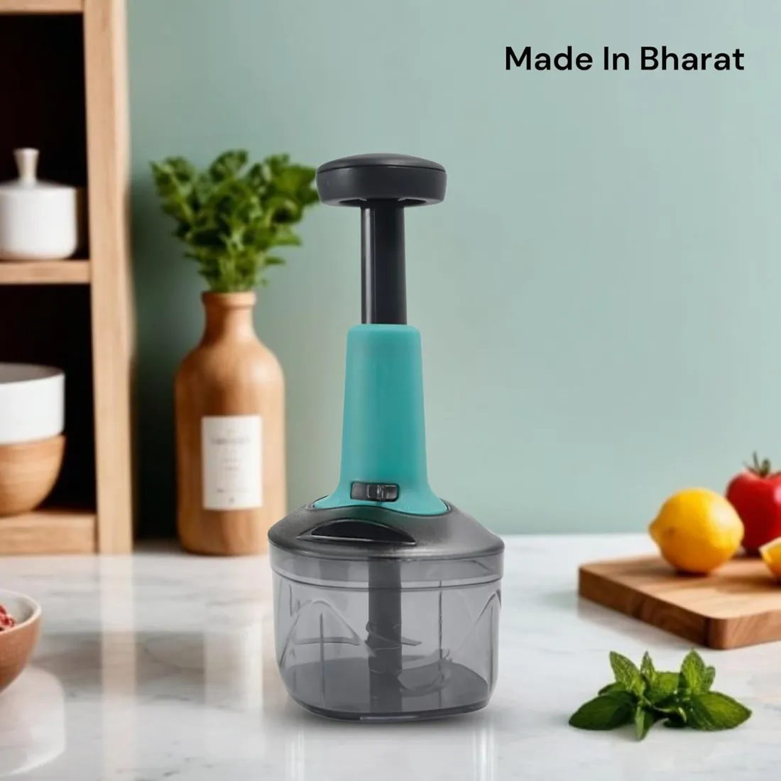 push chopper, vegetable chopper, 650 ml chopper, ACTIVE chopper, manual food processor, onion chopper, salad chopper, stainless steel blade chopper, kitchen gadget